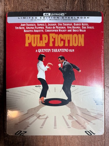 Pulp fiction steelbook 4k - fiction, (4k